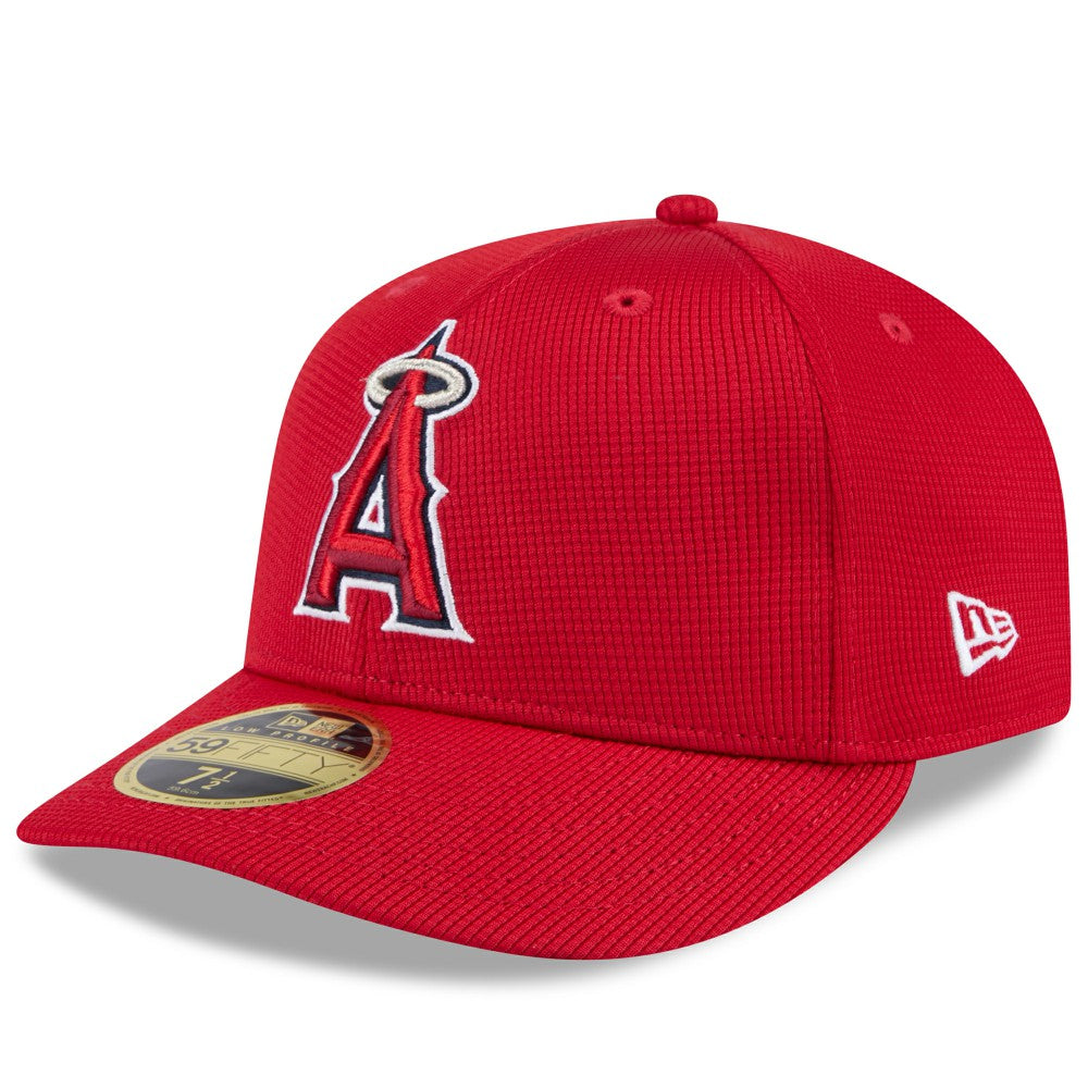 Los Angeles Angels New Era 2025 Spring Training Low Profile 59FIFTY Fitted Hat - Red - New Era Online