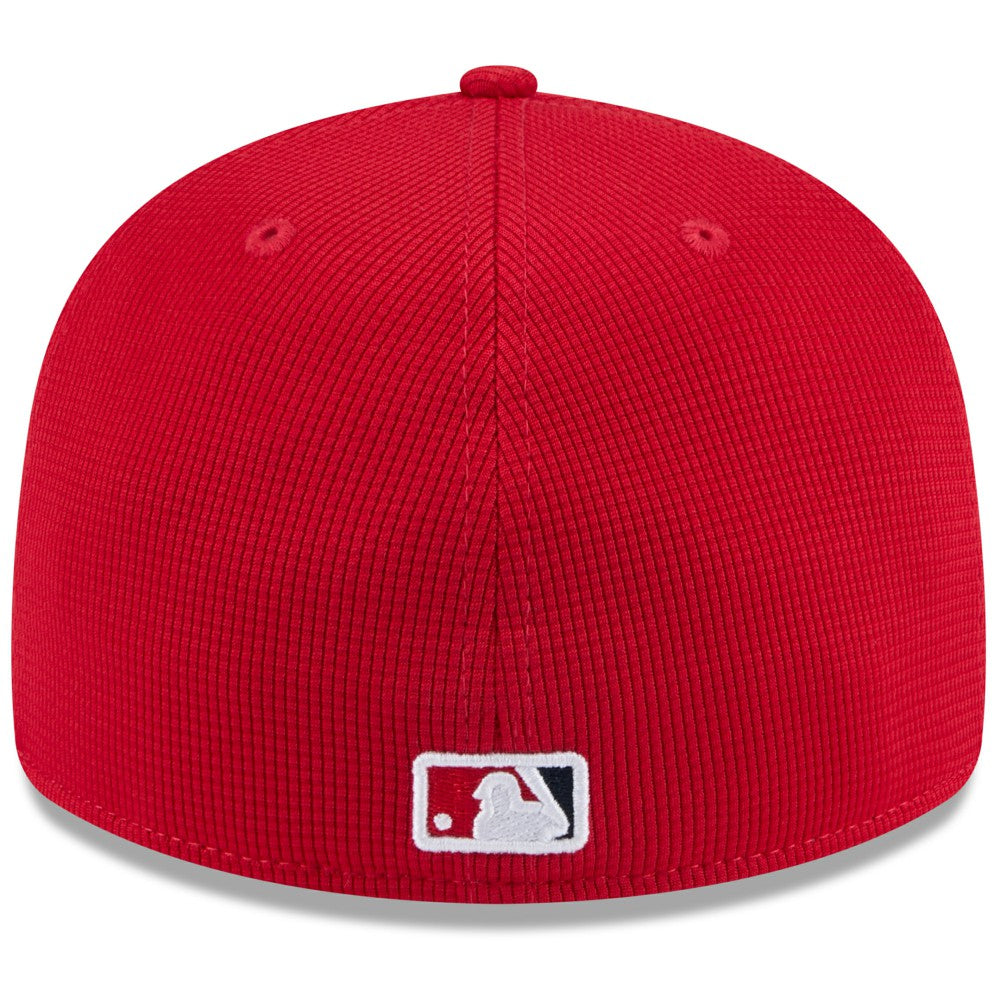Los Angeles Angels New Era 2025 Spring Training Low Profile 59FIFTY Fitted Hat - Red - New Era Online