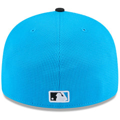 Miami Marlins New Era 2025 Spring Training Low Profile 59FIFTY Fitted Hat - Blue/Black - New Era on Sale