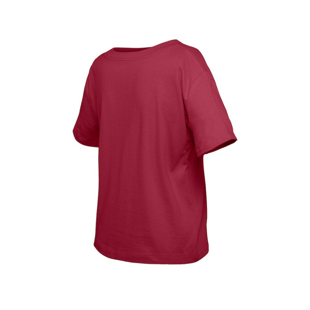 Colorado Avalanche New Era Girl's Youth Flip Sequin T-Shirt - Dark Red - NHL 201889077