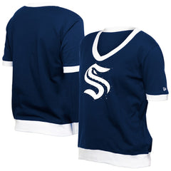 Seattle Kraken New Era Women's Game Day Rhinestuds T-Shirt - Deep Sea Blue - NHL 201889153
