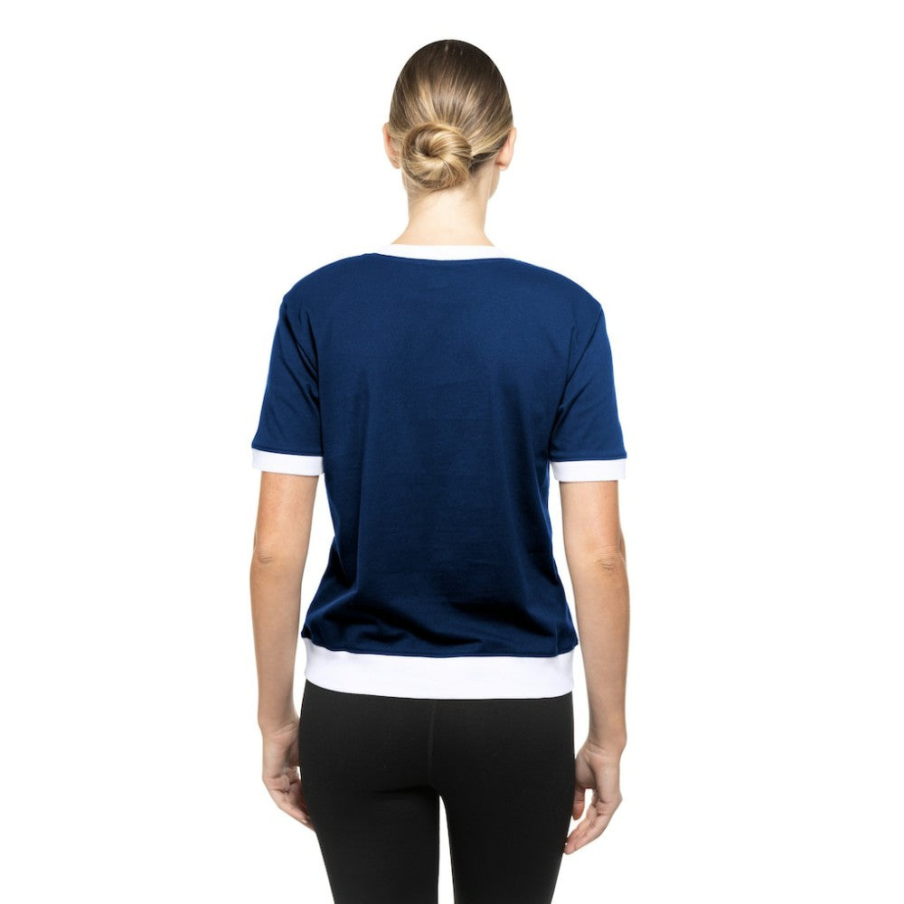 Seattle Kraken New Era Women's Game Day Rhinestuds T-Shirt - Deep Sea Blue - NHL 201889153