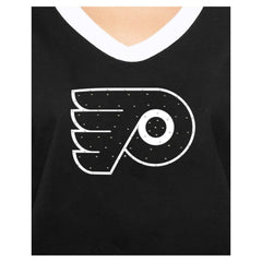 Philadelphia Flyers New Era Women's Game Day Rhinestuds T-Shirt - Black - NHL 201889158