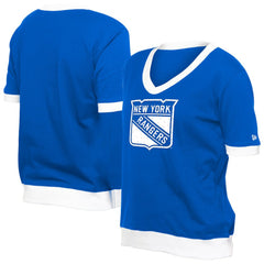 New York Rangers New Era Women's Game Day Rhinestuds T-Shirt - Blue - NHL 201889161