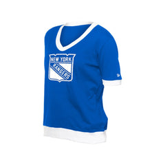New York Rangers New Era Women's Game Day Rhinestuds T-Shirt - Blue - NHL 201889161