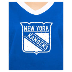 New York Rangers New Era Women's Game Day Rhinestuds T-Shirt - Blue - NHL 201889161