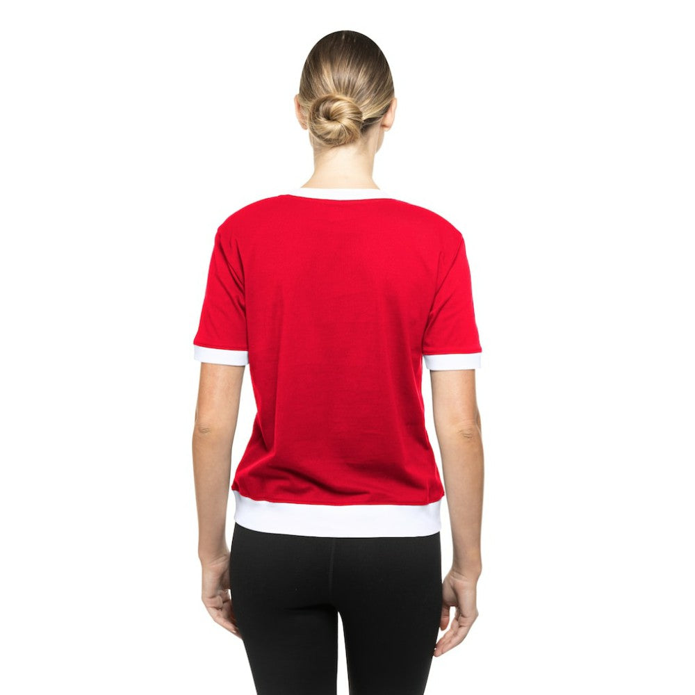 Washington Capitals New Era Women's Game Day Rhinestuds T-Shirt - Red - NHL 201889163