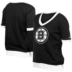 Boston Bruins New Era Women's Game Day Rhinestuds T-Shirt - Black - NHL 201889174