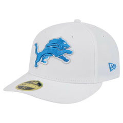 Detroit Lions New Era Omaha Low Profile 59FIFTY Fitted Hat White