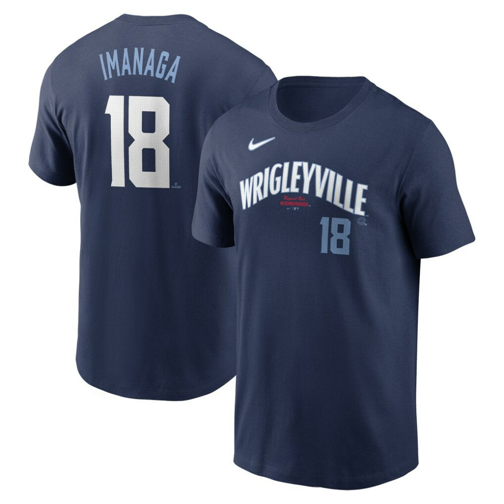 Shōta Imanaga Chicago Cubs Nike Fuse Name & Number T-Shirt - Navy - Nike Lifestyle