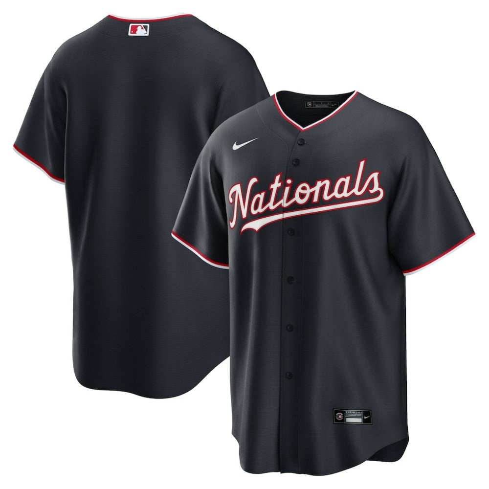 Washington Nationals Nike Alternate Replica Jersey - Navy - Nike on Sale