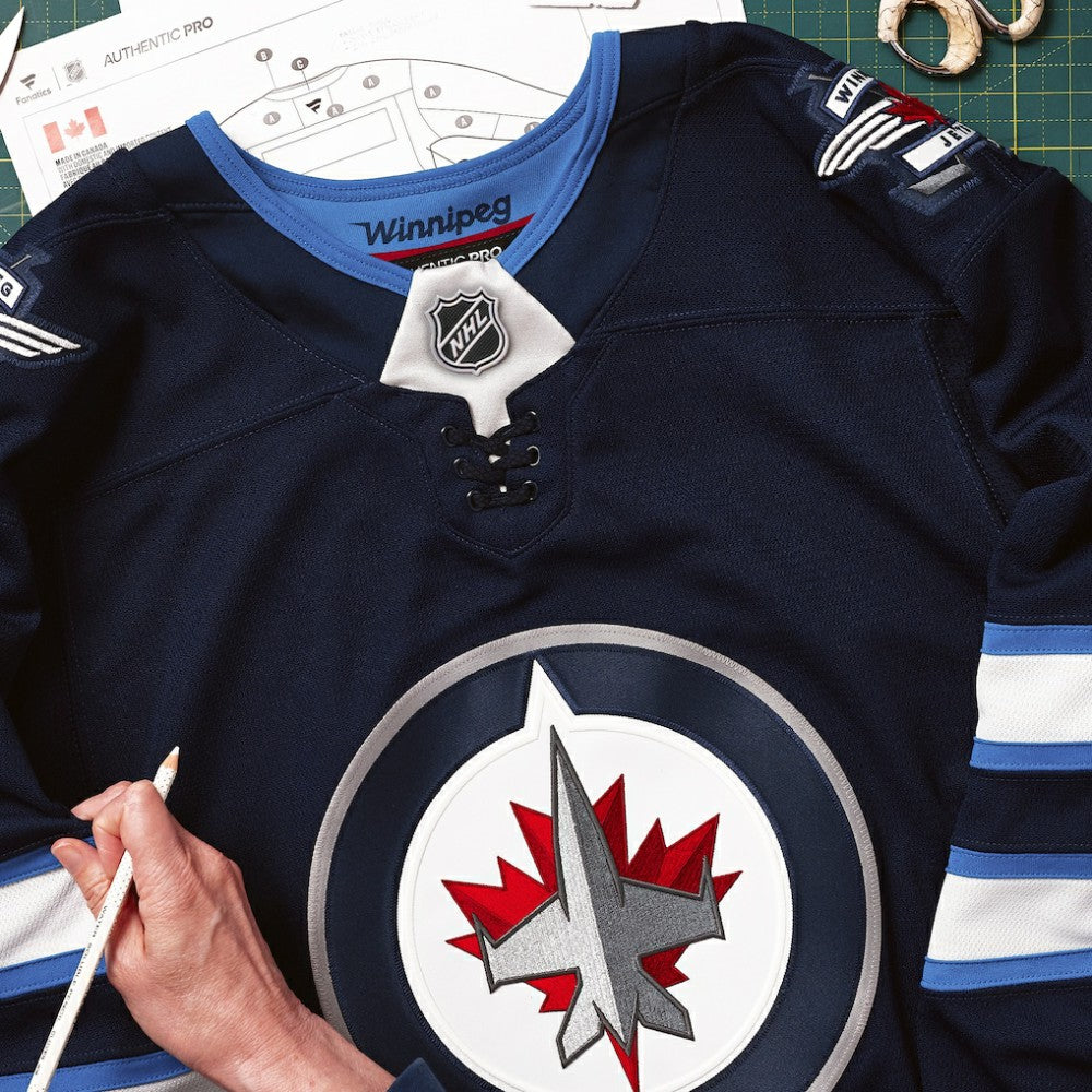 Winnipeg Jets Fanatics Home Authentic Pro Jersey - Navy - NHL 201897971