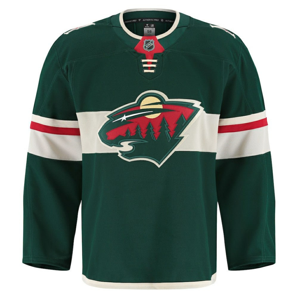 Minnesota Wild Fanatics Home Authentic Pro Jersey - Green - NHL 201897972