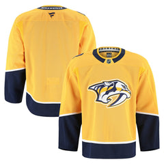 Nashville Predators Fanatics Home Authentic Pro Jersey - Yellow - NHL 201897975