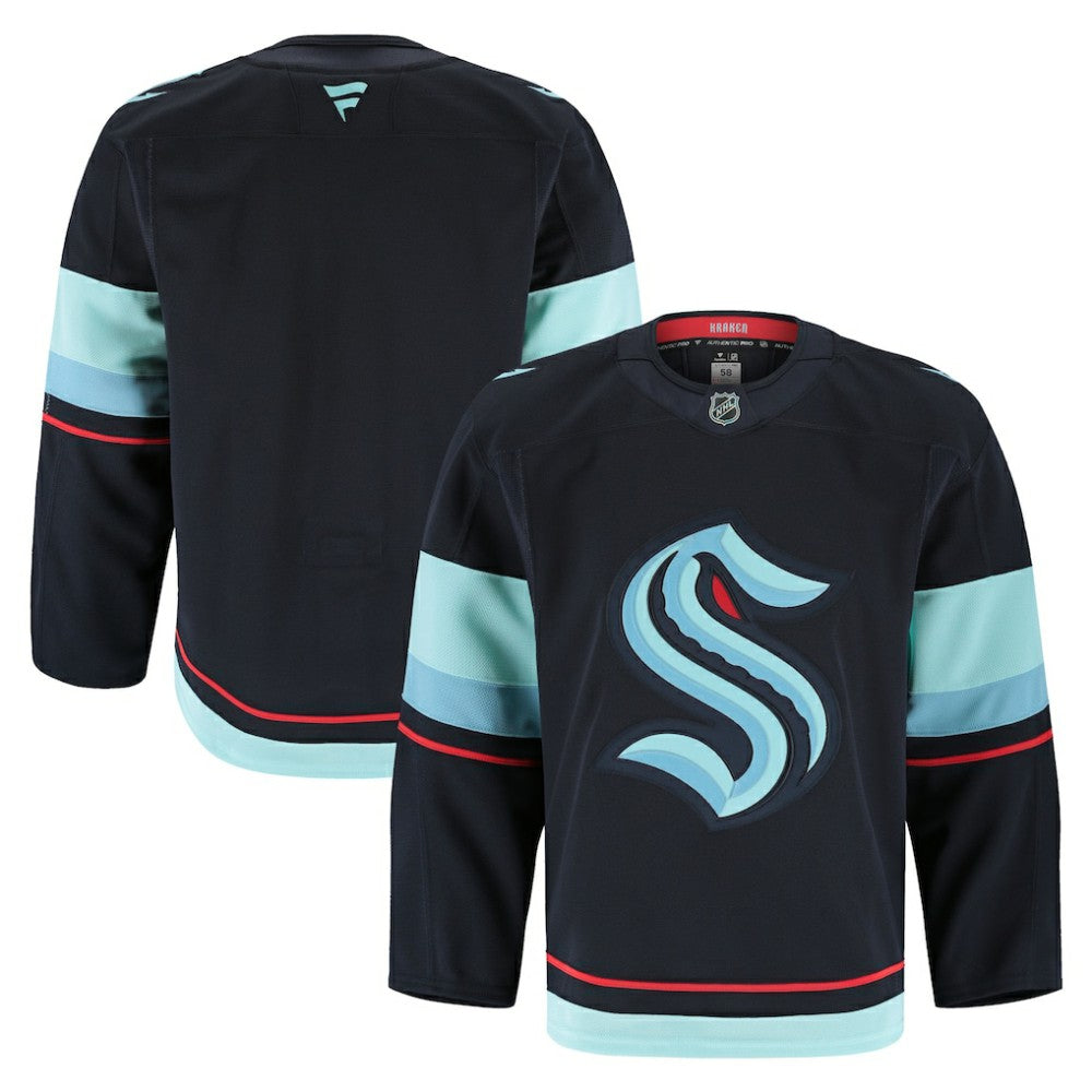 Seattle Kraken Fanatics Home Authentic Pro Jersey - Deep Sea Blue - NHL 201897983