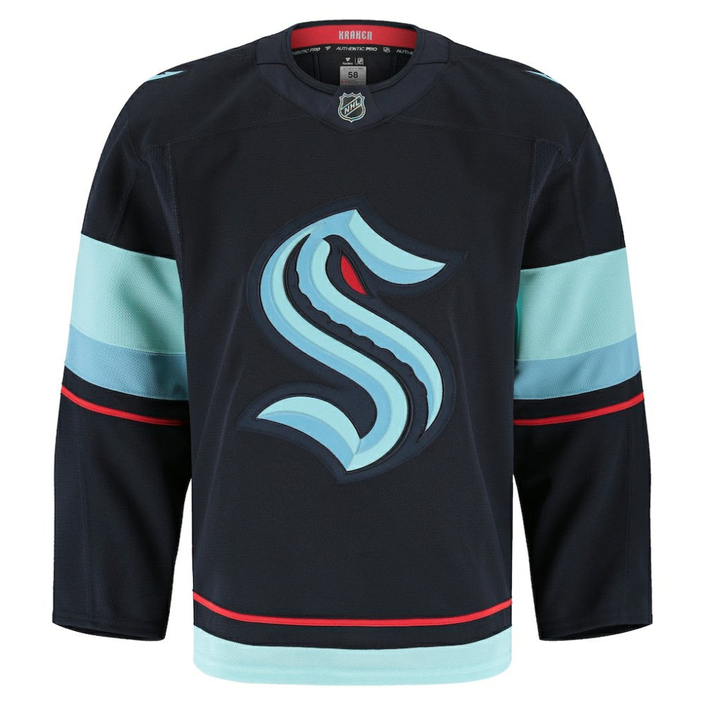 Seattle Kraken Fanatics Home Authentic Pro Jersey - Deep Sea Blue - NHL 201897983