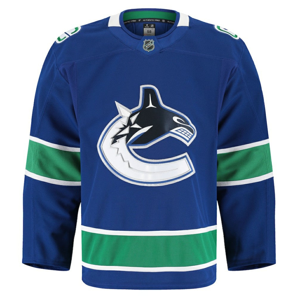 Vancouver Canucks Fanatics Home Authentic Pro Jersey - Blue - NHL 201897987