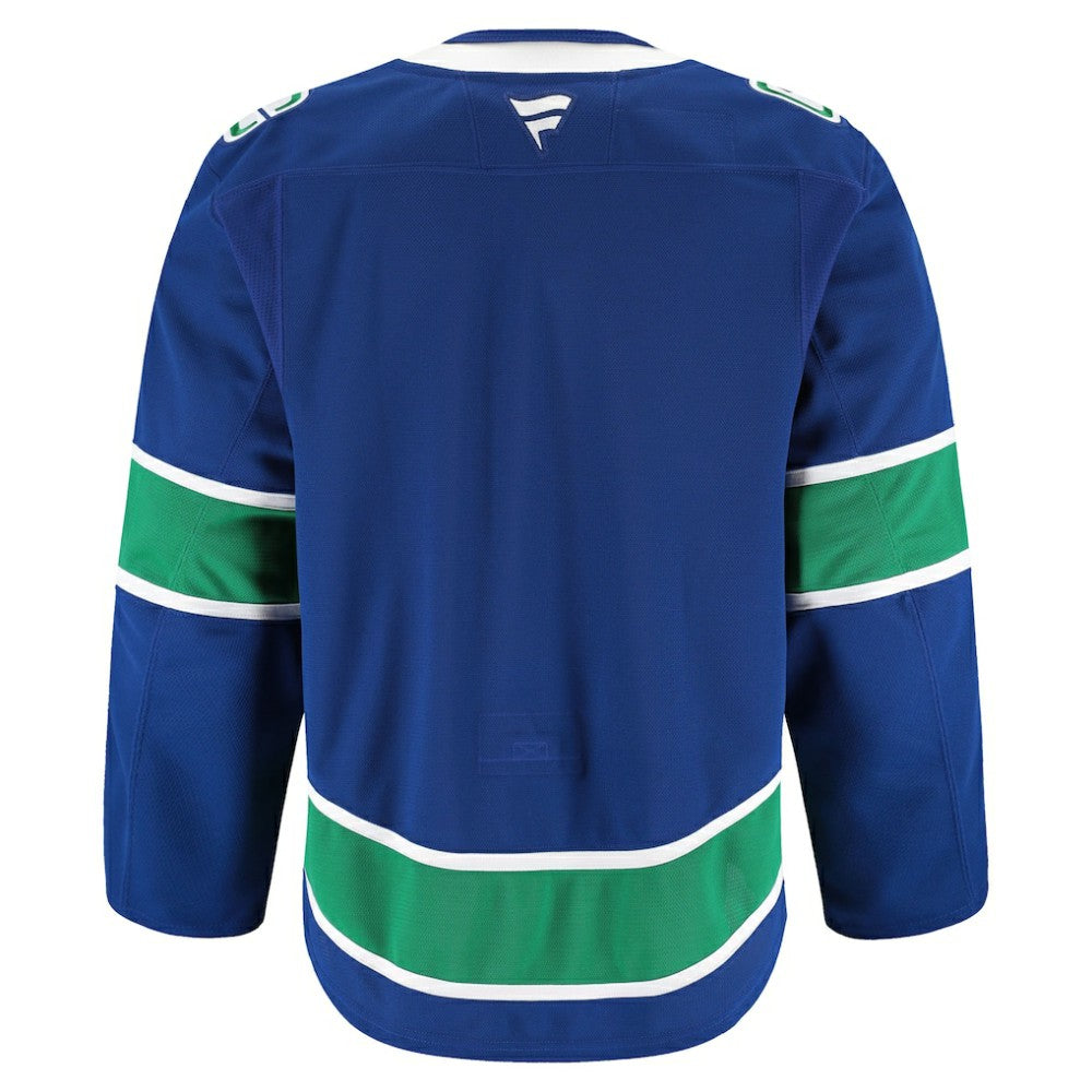 Vancouver Canucks Fanatics Home Authentic Pro Jersey - Blue - NHL 201897987