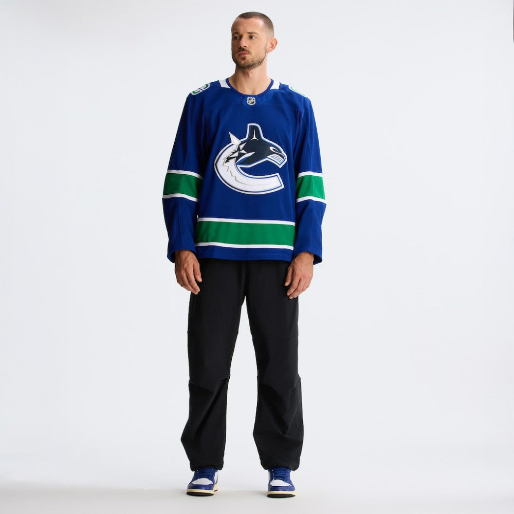 Vancouver Canucks Fanatics Home Authentic Pro Jersey - Blue - NHL 201897987
