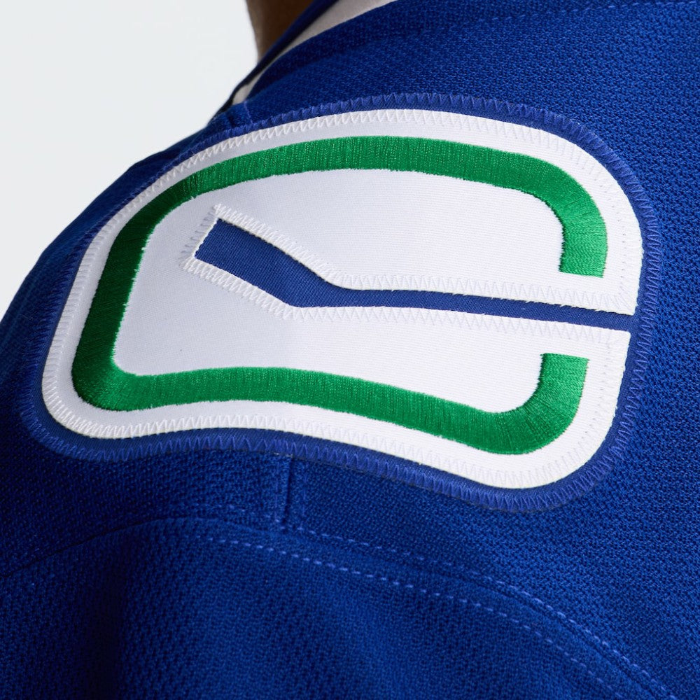 Vancouver Canucks Fanatics Home Authentic Pro Jersey - Blue - NHL 201897987