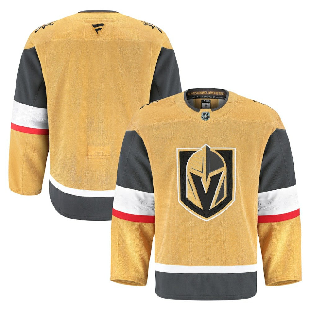 Vegas Golden Knights Fanatics Home Authentic Pro Jersey - Gold - NHL 201897988