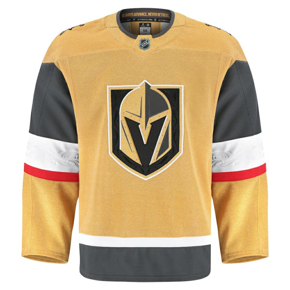 Vegas Golden Knights Fanatics Home Authentic Pro Jersey - Gold - NHL 201897988