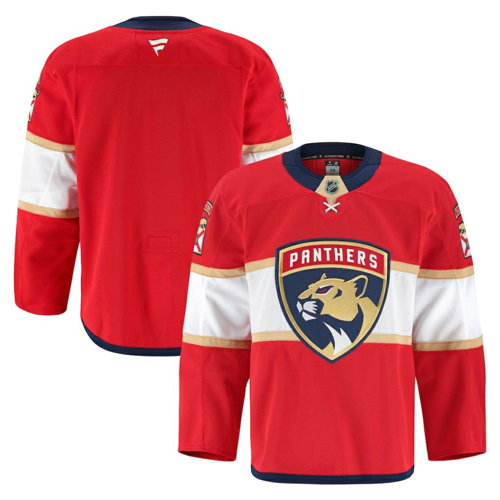 Florida Panthers Fanatics Home Authentic Pro Jersey - Red - NHL 201897996