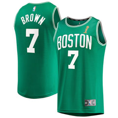 Jaylen Brown Boston Celtics 2024 NBA Finals Champions Fast Break Replica Player Jersey Kelly Green Icon Edition | Fanatics discount