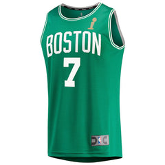 Jaylen Brown Boston Celtics 2024 NBA Finals Champions Fast Break Replica Player Jersey Kelly Green Icon Edition | Fanatics discount