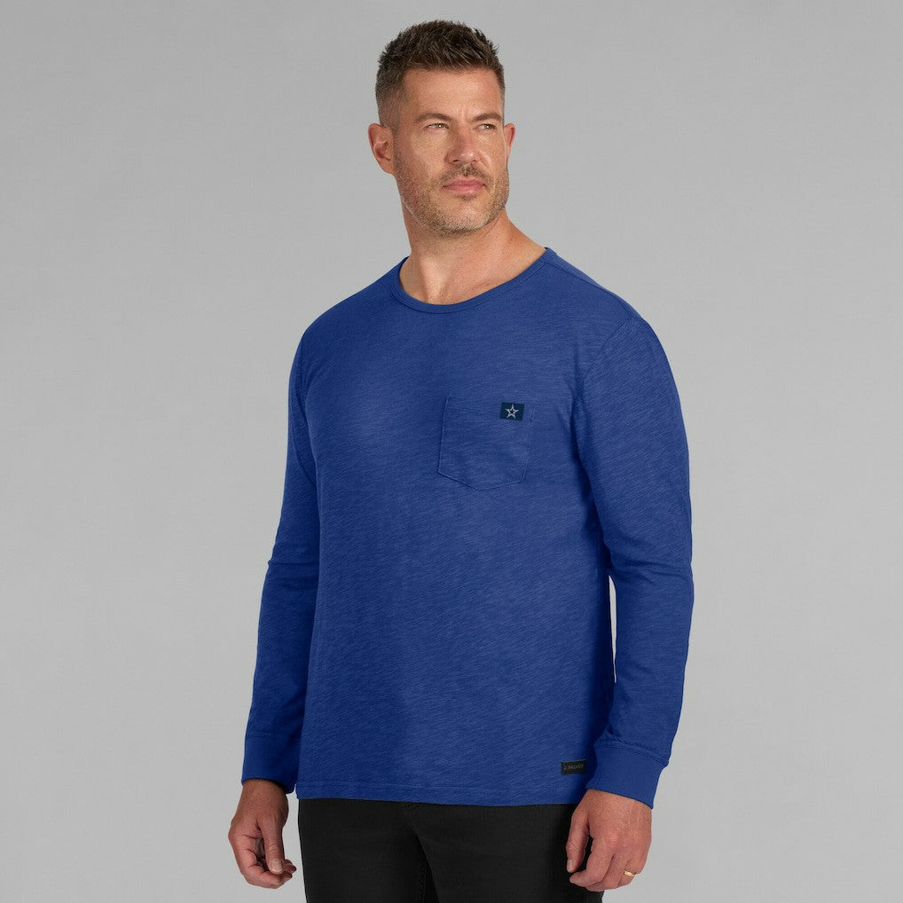 Dallas Cowboys J. Palmer In-The-Pocket Long Sleeve T-Shirt Blue