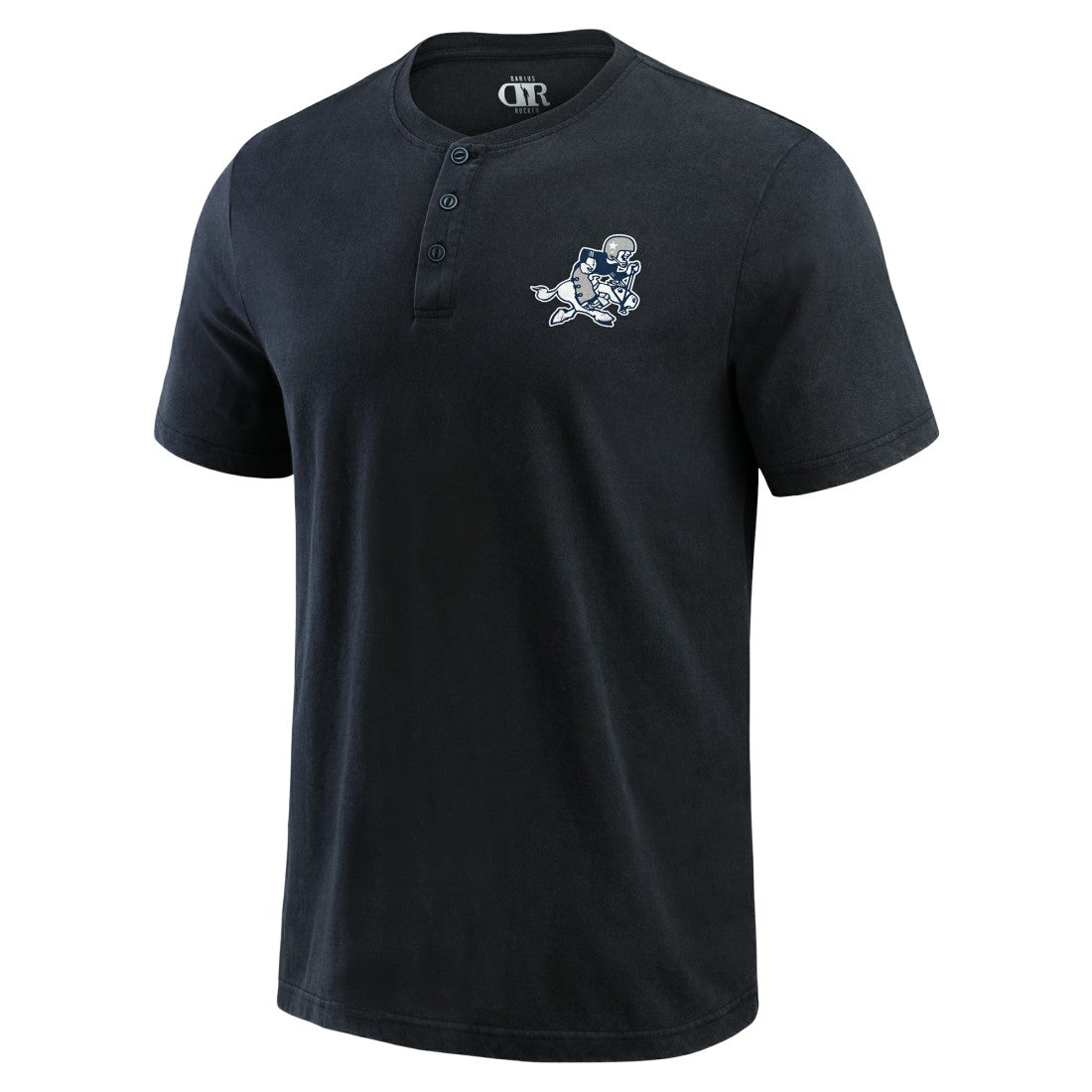 Fanatics Dallas Cowboys Darius Rucker Collection Washed Henley T-Shirt Black