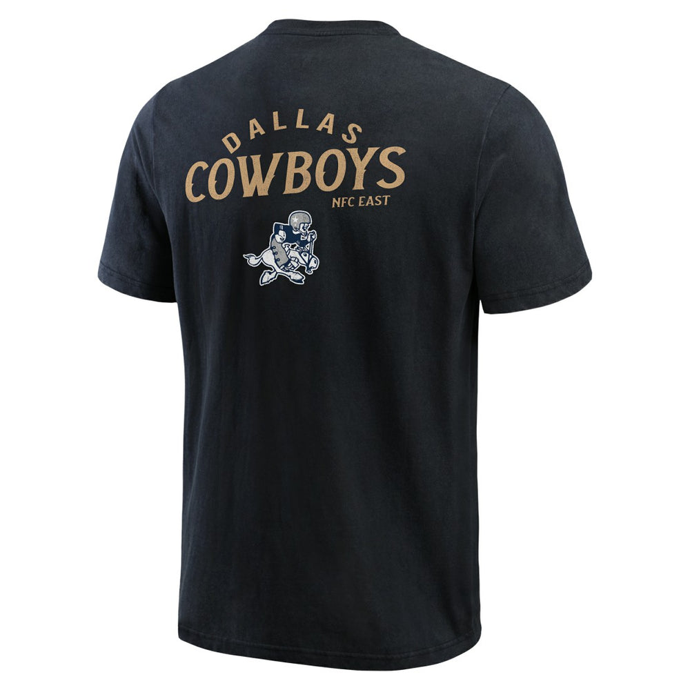 Fanatics Dallas Cowboys Darius Rucker Collection Washed Henley T-Shirt Black