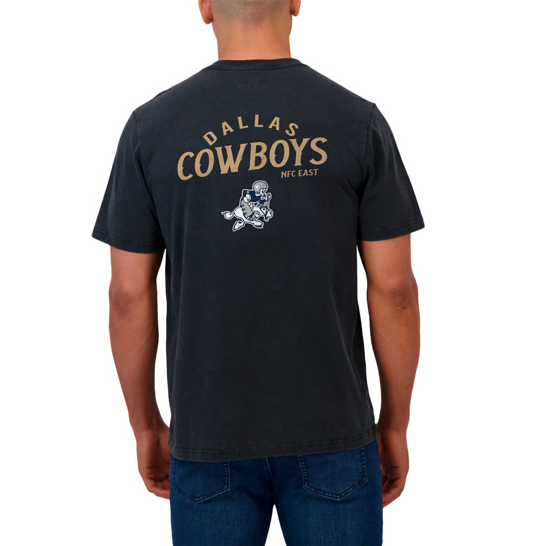 Fanatics Dallas Cowboys Darius Rucker Collection Washed Henley T-Shirt Black