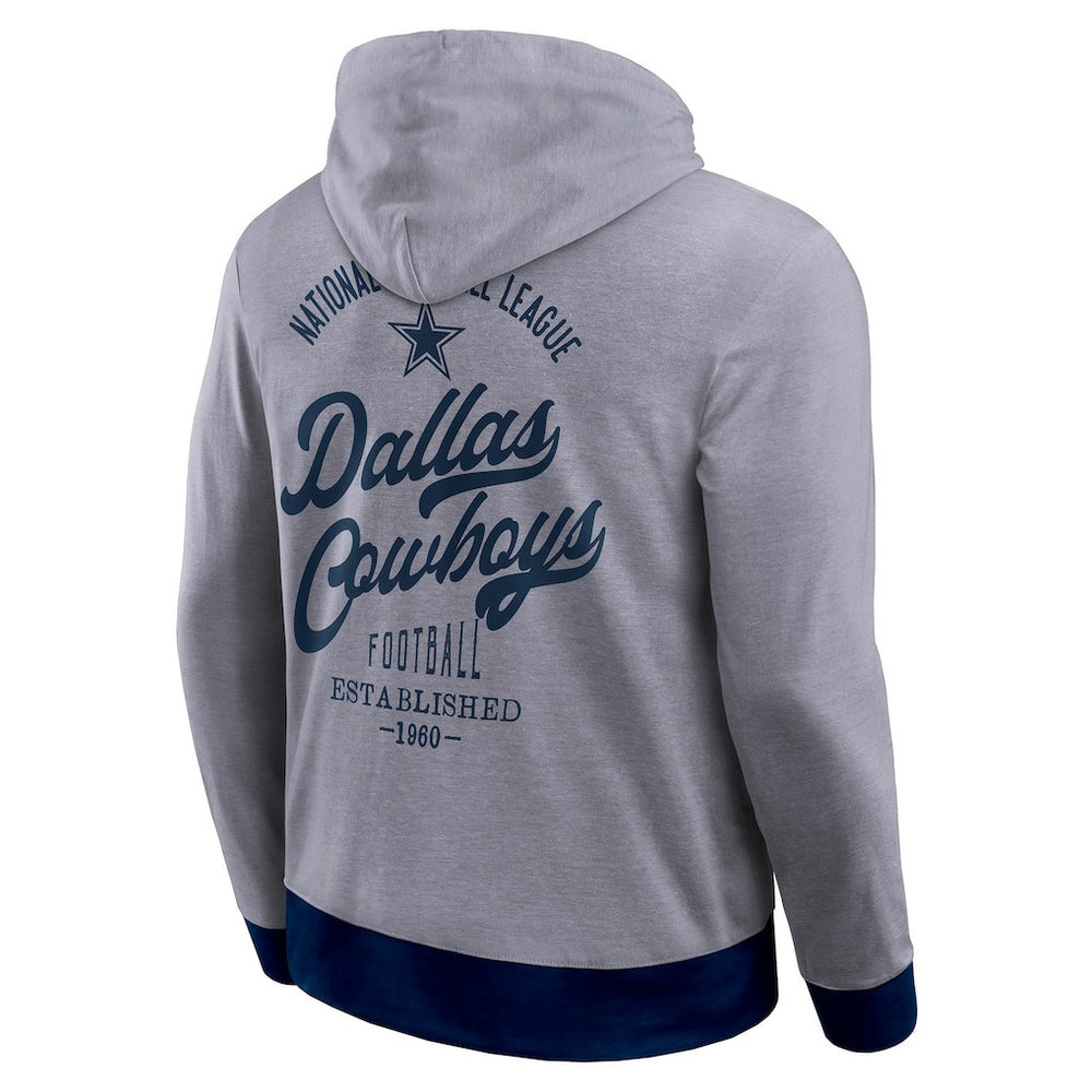 Fanatics Dallas Cowboys Darius Rucker Collection Tonal Knit Pullover Hoodie Navy