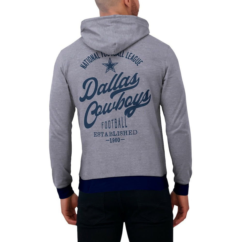 Fanatics Dallas Cowboys Darius Rucker Collection Tonal Knit Pullover Hoodie Navy