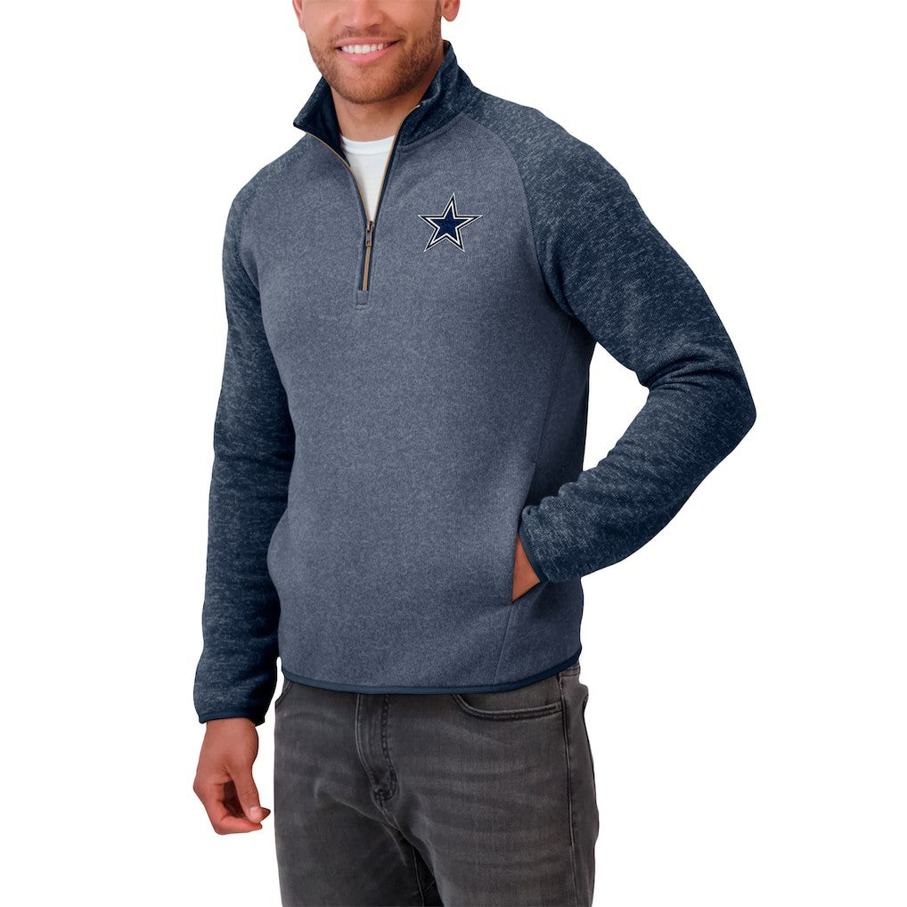Fanatics Dallas Cowboys Darius Rucker Collection Tonal Quarter-Zip Jacket Navy