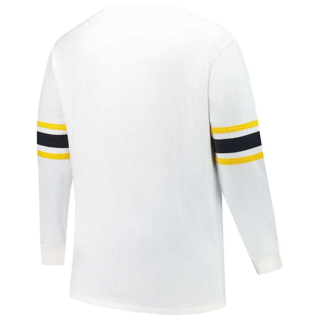 47 brand Pittsburgh Steelers '47 Big & Tall Premier Brex Long Sleeve T-Shirt White