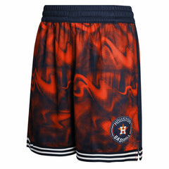 Houston Astros Youth Outfielder Shorts - Navy/Orange - MLB Online