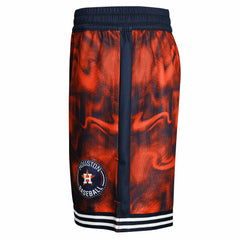 Houston Astros Youth Outfielder Shorts - Navy/Orange - MLB Online