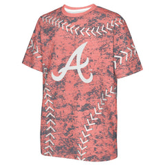 Atlanta Braves Youth Slide Score Bold T-Shirt - Red - MLB on Sale
