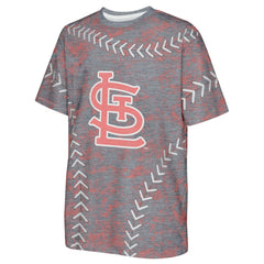 St. Louis Cardinals Youth Slide Score Bold T-Shirt - Navy - MLB Discount