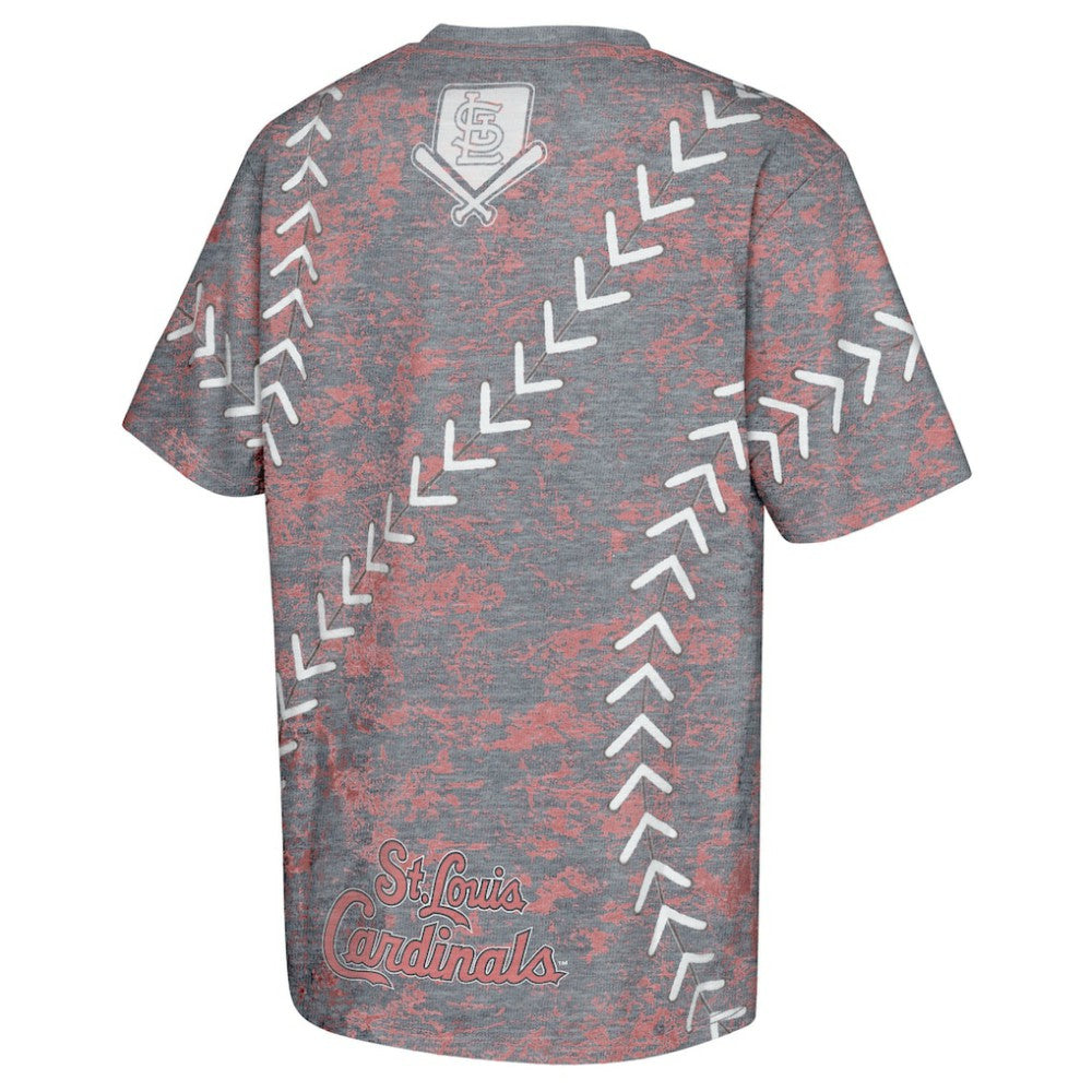 St. Louis Cardinals Youth Slide Score Bold T-Shirt - Navy - MLB Discount