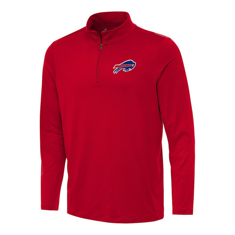 Buffalo Bills Antigua Reprocess Quarter-Zip Top Red