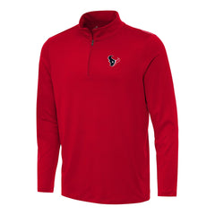 Houston Texans Antigua Reprocess Quarter-Zip Top Red