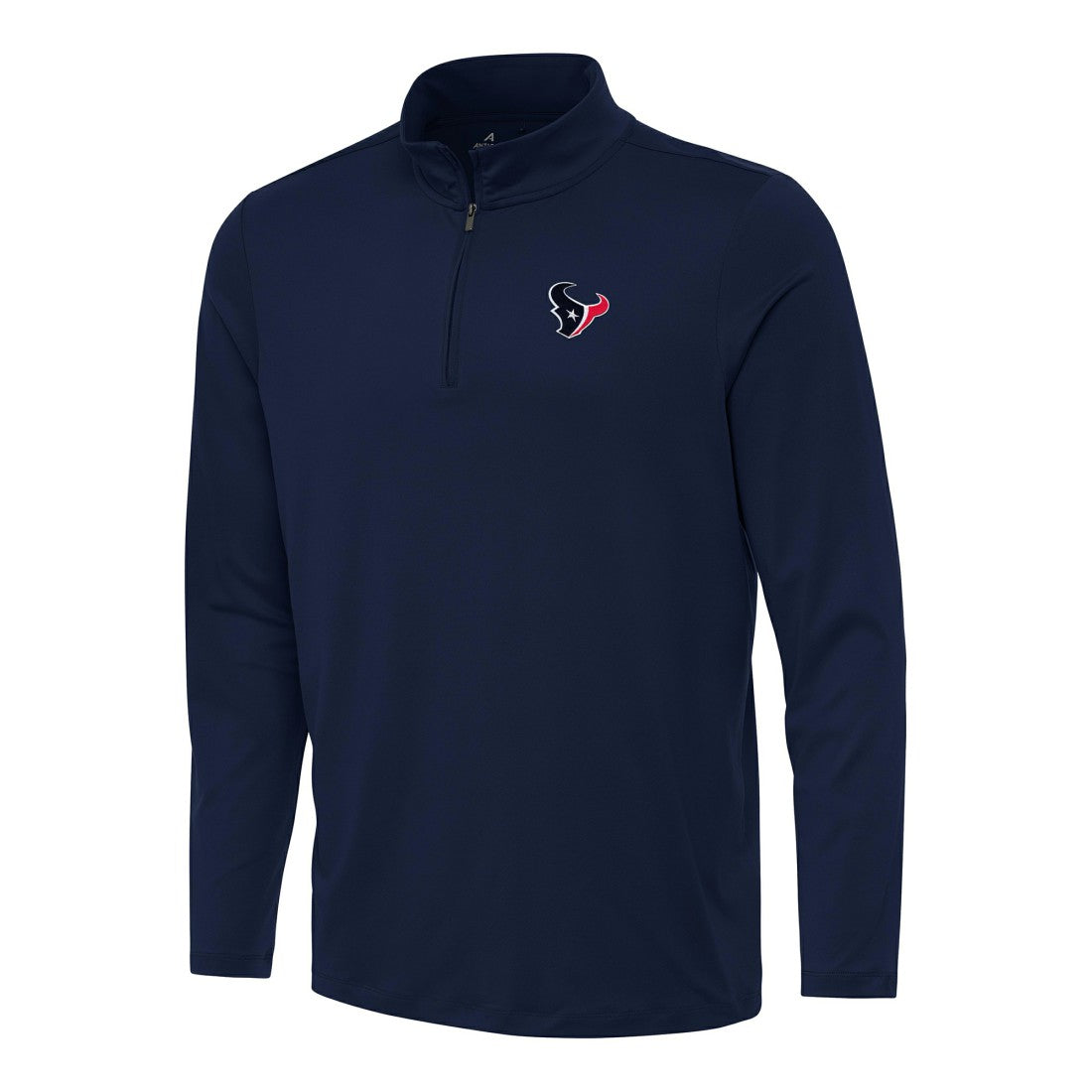 Houston Texans Antigua Reprocess Quarter-Zip Top Navy