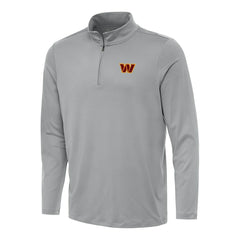 Washington Commanders Antigua Reprocess Quarter-Zip Top Gray