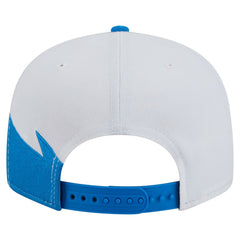 Detroit Lions New Era Throwback Jagged 9FiFTY Snapback Hat Blue