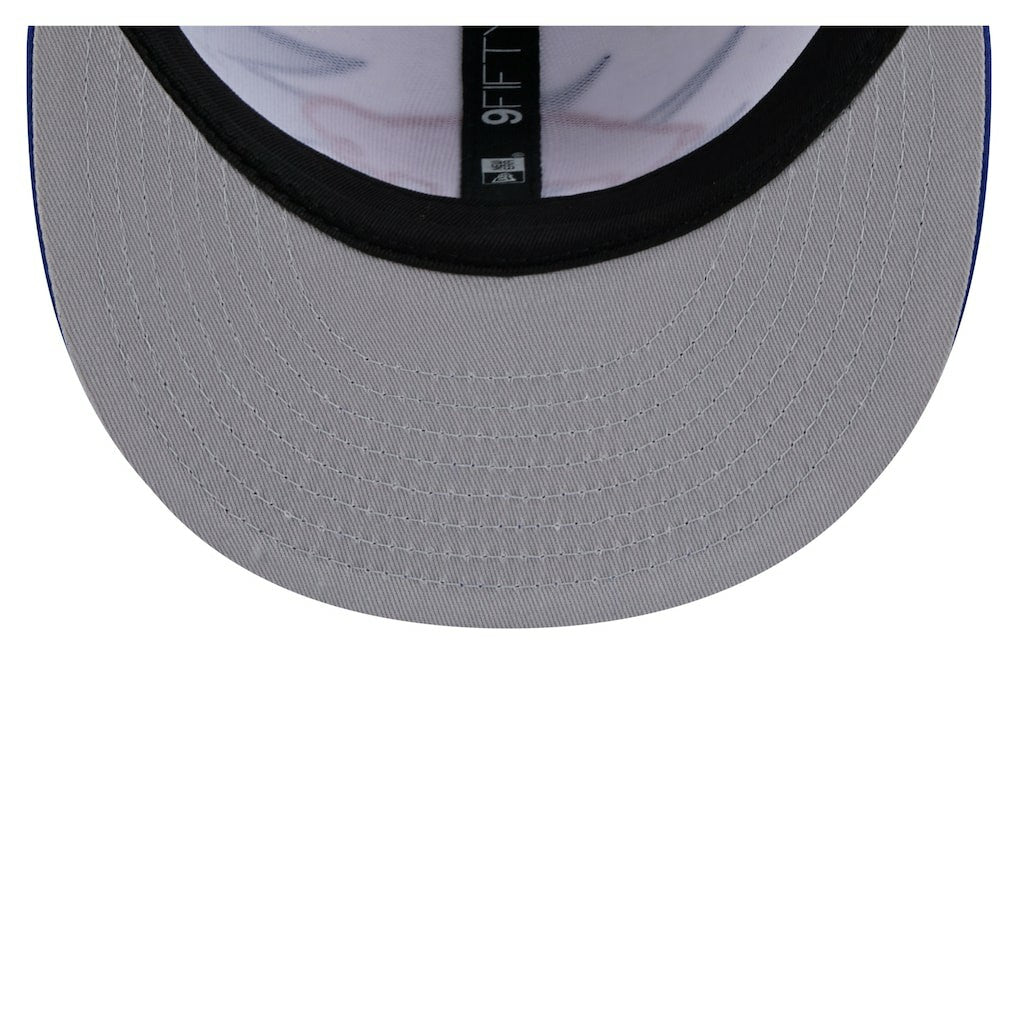 Buffalo Bills New Era Throwback Jagged 9FiFTY Snapback Hat Royal