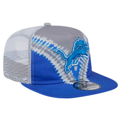 Detroit Lions New Era Throwback Dye Golfer Snapback Hat Gray/Blue