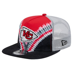 Kansas City Chiefs New Era Throwback Dye Golfer Snapback Hat Red/Black